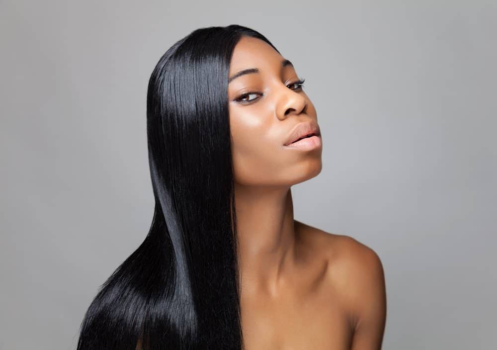 Straight Flat Iron Hairstyles For Black Hair